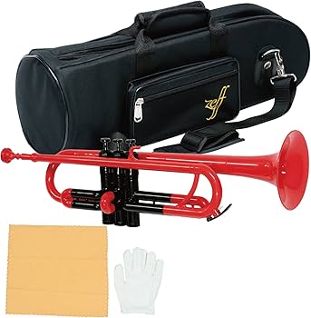 Amazon | Zeff トランペット プラスチック製 B♭ ZPT-01 レッド